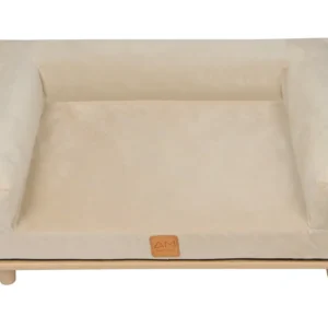 Canapé en bois en velours – SONYA