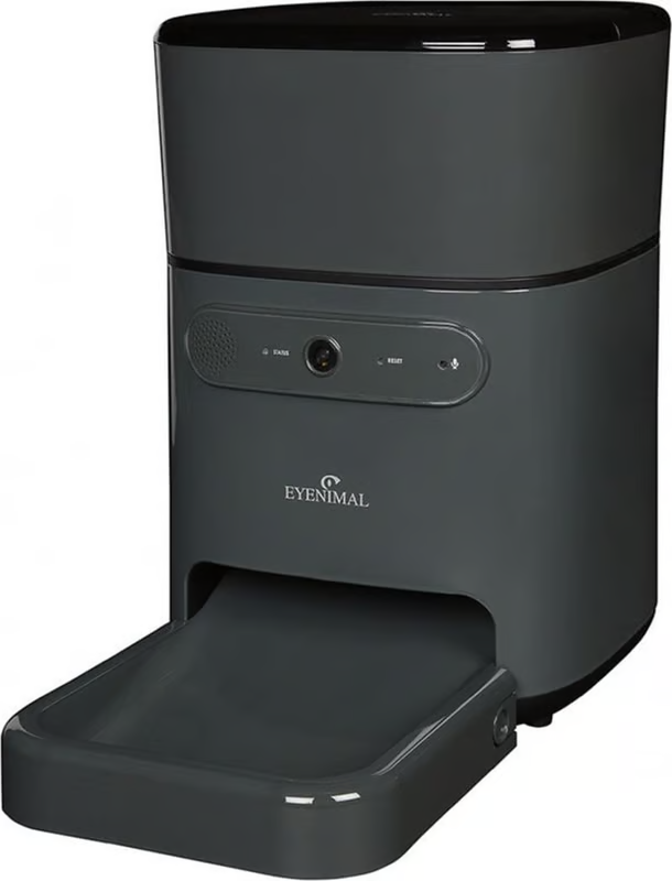 Distributeur de croquettes connecté avec caméra